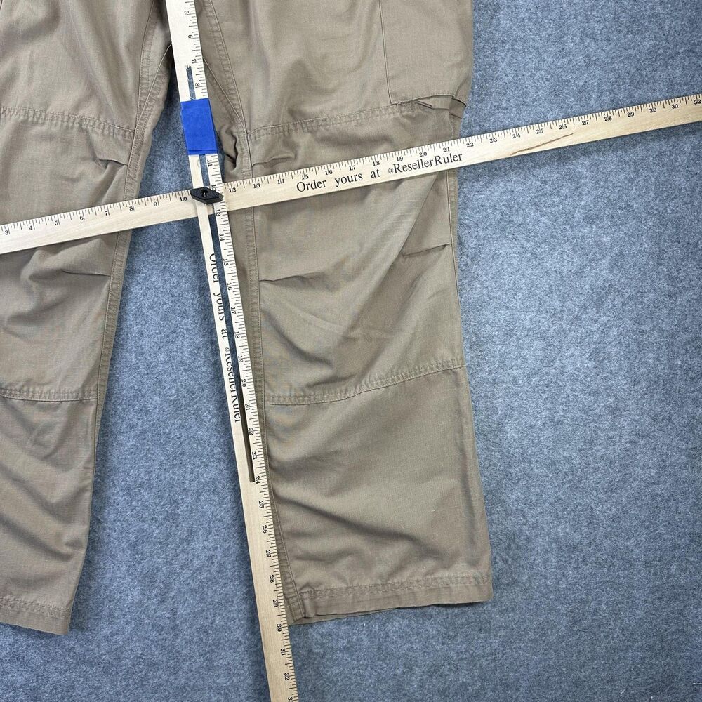 LAPG Pants Mens 38x30 Beige Urban Ops Tactical Cargo Canvas Workwear Utility - Picture 7 of 11